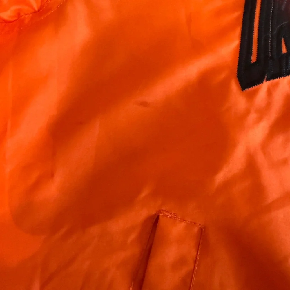 Pro Edge Oklahoma State Cowboys Orange V-Neck Pullover Windbreaker Mens Large - Picture 5 of 8